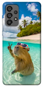 Чехол Сapybara vacation для Galaxy A73 5G