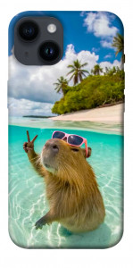 Чехол Сapybara vacation для iPhone 14
