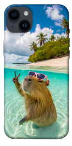 Чехол Сapybara vacation для iPhone 14 Plus