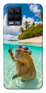 Чехол Сapybara vacation для Realme 8 Pro