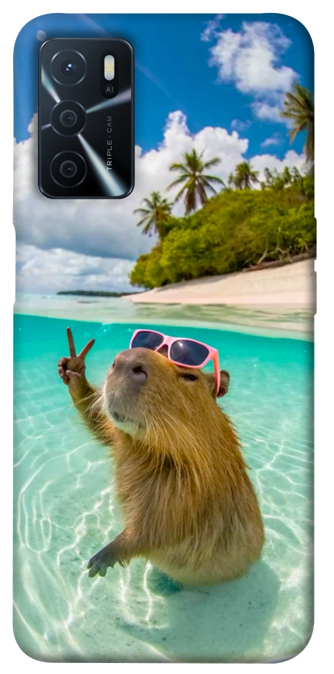 Чохол Сapybara vacation для Oppo A54s