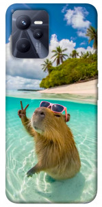 Чехол Сapybara vacation для Realme C35