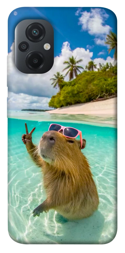 Чохол Сapybara vacation для Xiaomi Poco M5