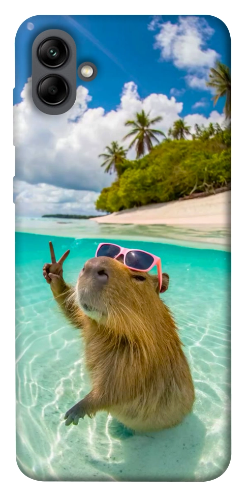Чехол Сapybara vacation для Galaxy A04