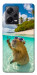 Чехол Сapybara vacation для Xiaomi Redmi Note 12 Pro+