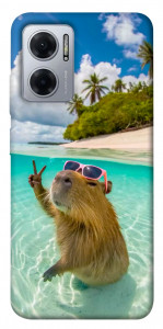 Чохол Сapybara vacation для Xiaomi Redmi Note 11E