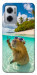 Чохол Сapybara vacation для Xiaomi Redmi Note 11E
