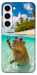 Чехол Сapybara vacation для Galaxy S23+