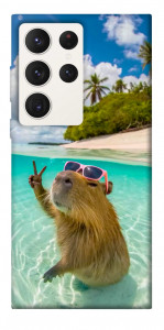 Чехол Сapybara vacation для Galaxy S23 Ultra