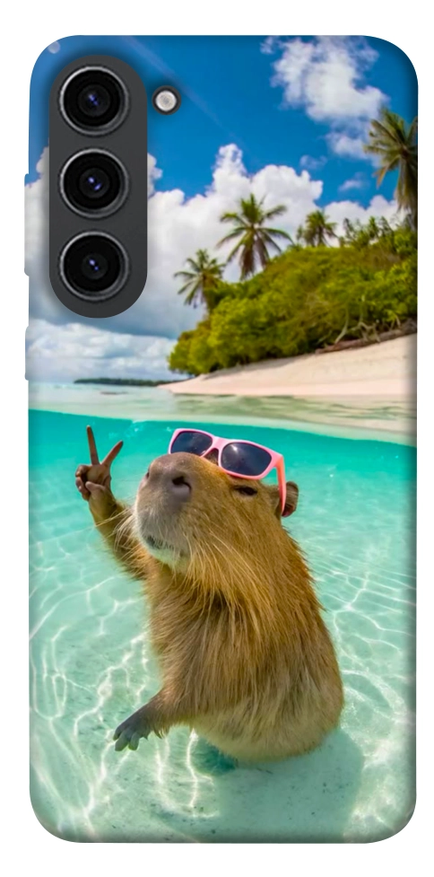 Чохол Сapybara vacation для Galaxy S23