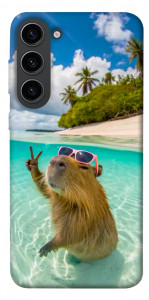 Чехол Сapybara vacation для Galaxy S23