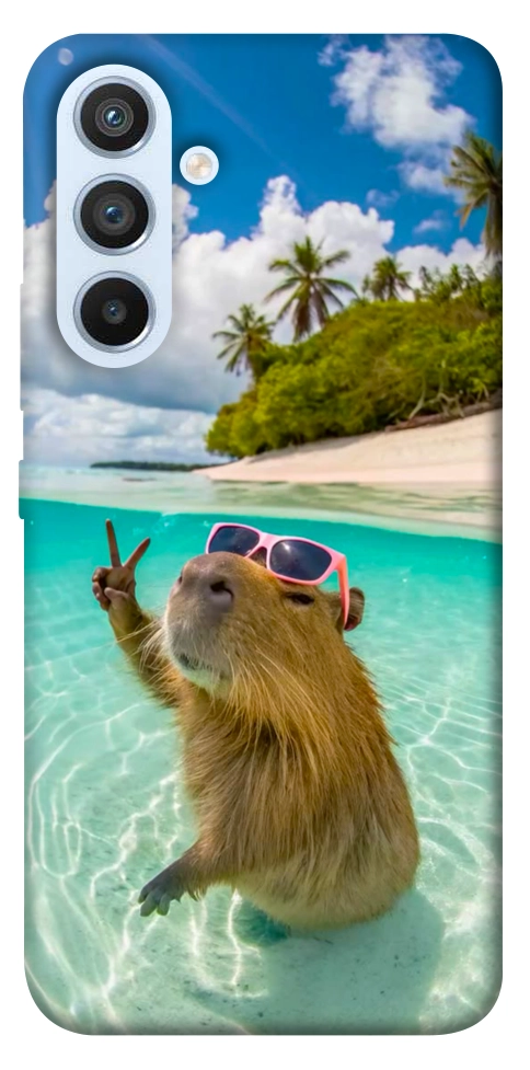 Чехол Сapybara vacation для Galaxy A54 5G