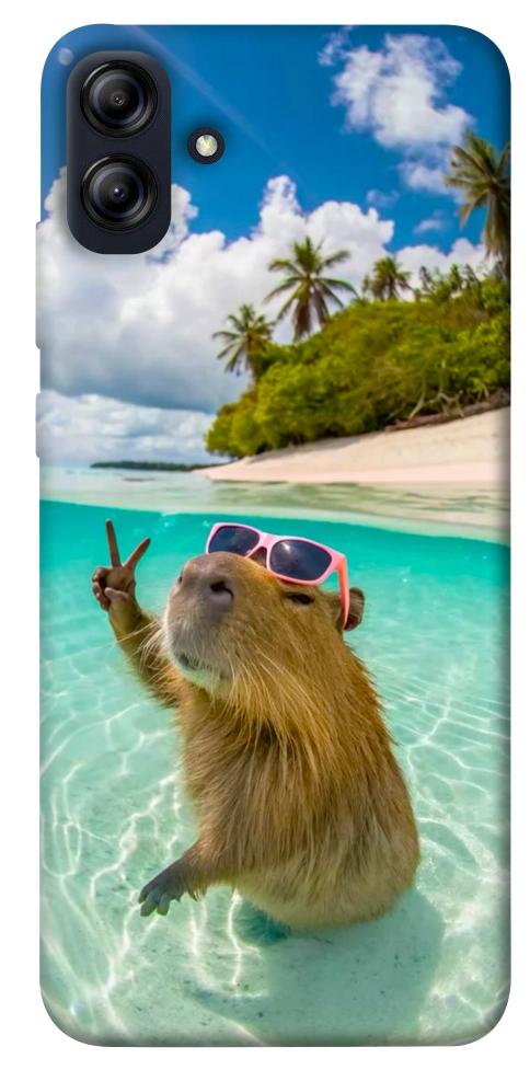 Чехол Сapybara vacation для Galaxy A04e