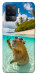 Чехол Сapybara vacation для Oppo Reno 5 Lite