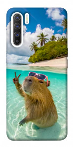 Чехол Сapybara vacation для Oppo Reno 3