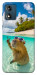 Чохол Сapybara vacation для Motorola Moto E13