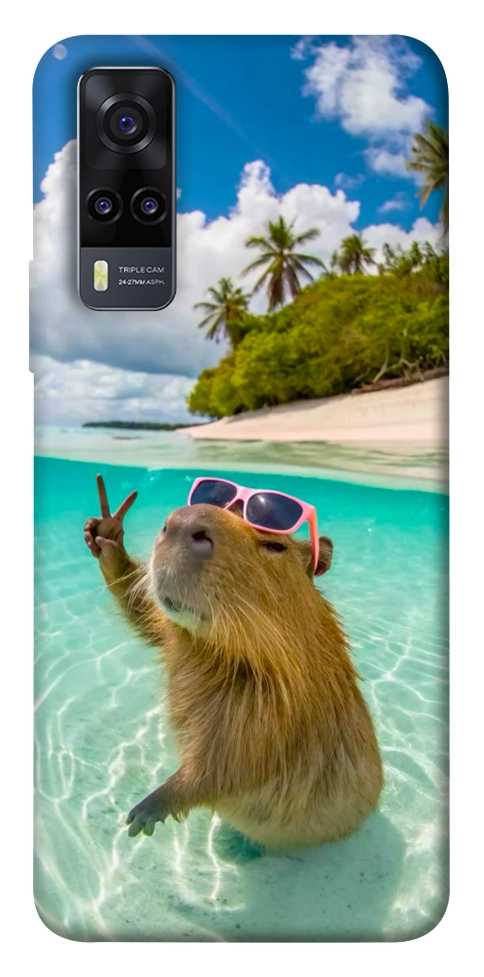 Чехол Сapybara vacation для Vivo Y31