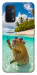 Чохол Сapybara vacation для Oppo A74 5G