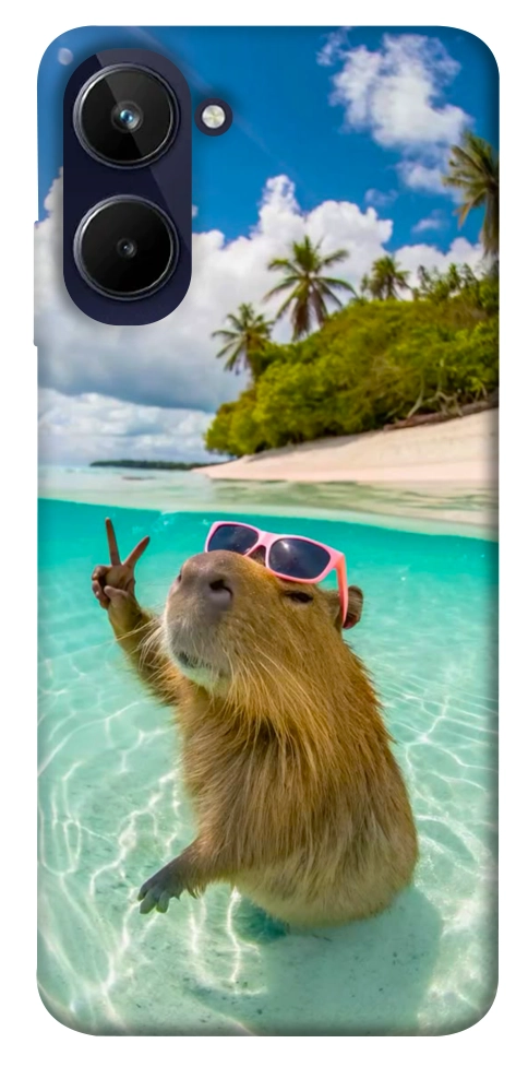 Чохол Сapybara vacation для Realme 10 4G
