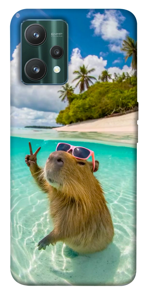 Чехол Сapybara vacation для Realme 9 Pro