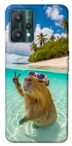 Чохол Сapybara vacation для Realme 9 Pro