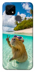 Чохол Сapybara vacation для Realme C21