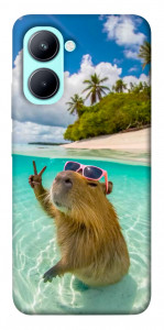 Чехол Сapybara vacation для Realme C33