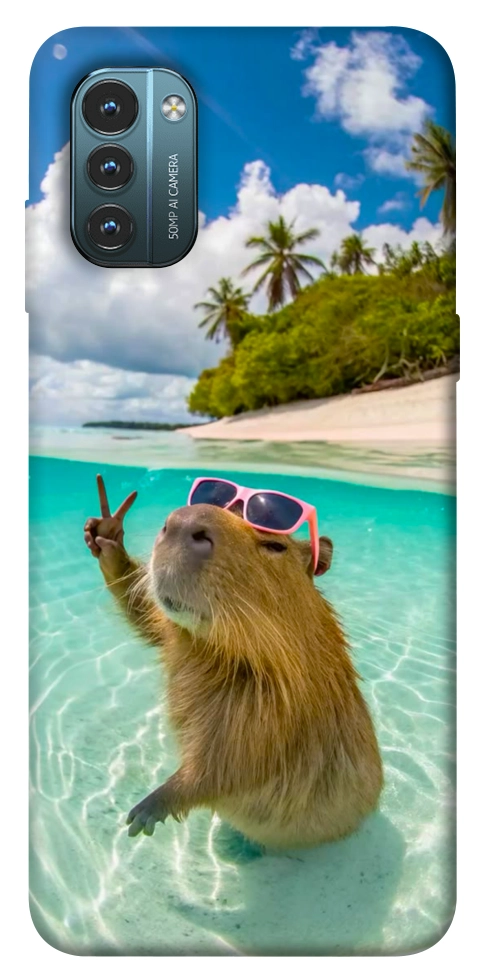 Чехол Сapybara vacation для Nokia G21