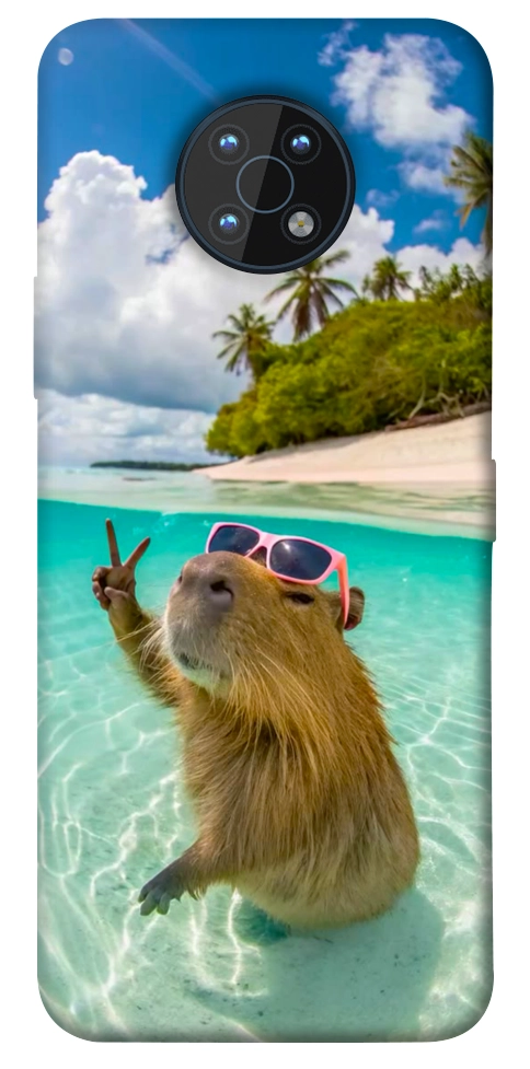 Чехол Сapybara vacation для Nokia G50