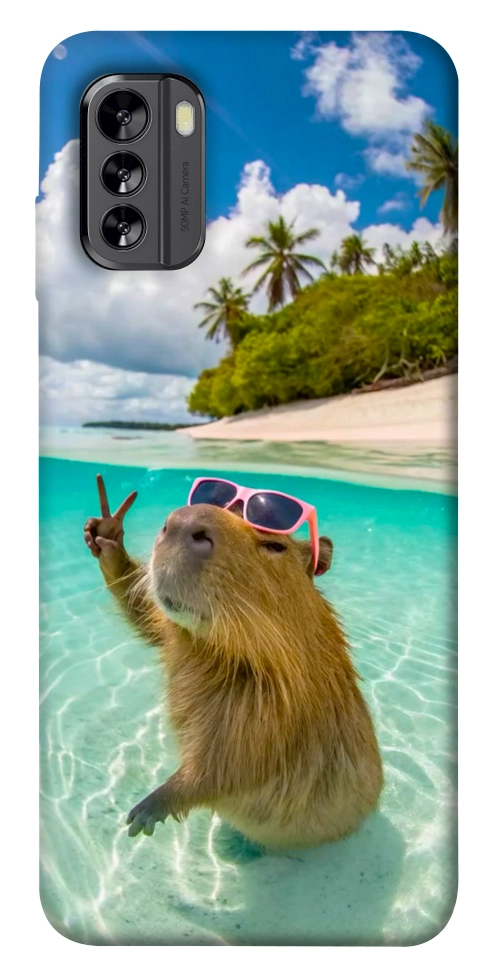 Чохол Сapybara vacation для Nokia G60