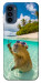 Чохол Сapybara vacation для Motorola Moto G41