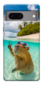 Чехол Сapybara vacation для Google Pixel 7