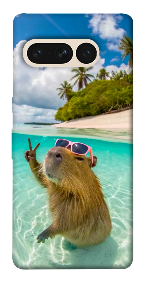 Чехол Сapybara vacation для Google Pixel 7 Pro