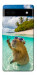 Чехол Сapybara vacation для Google Pixel 6A