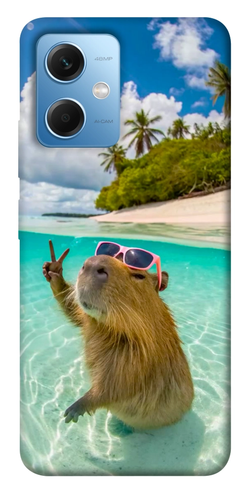 Чехол Сapybara vacation для Xiaomi Poco X5