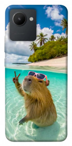 Чехол Сapybara vacation для Realme C30s