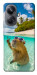 Чехол Сapybara vacation для Realme 10 Pro+