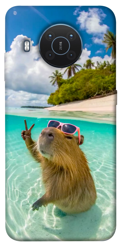 Чохол Сapybara vacation для Nokia X20