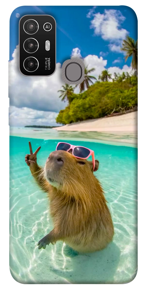Чохол Сapybara vacation для ZTE Blade A52