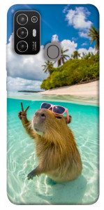 Чехол Сapybara vacation для ZTE Blade A52