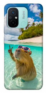 Чехол Сapybara vacation для Xiaomi Redmi 12C
