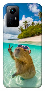 Чохол Сapybara vacation для Xiaomi Redmi Note 12S