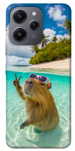 Чехол Сapybara vacation для Xiaomi Redmi 12