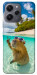 Чехол Сapybara vacation для Xiaomi Redmi 12