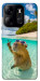 Чохол Сapybara vacation для Tecno Spark Go 2023