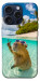 Чехол Сapybara vacation для iPhone 15 Pro