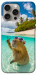 Чохол Сapybara vacation для iPhone 15 Pro Max