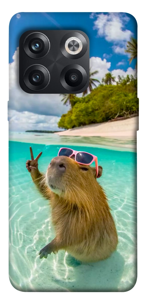Чохол Сapybara vacation для OnePlus 10T