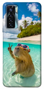 Чехол Сapybara vacation для TECNO Camon 17 Pro