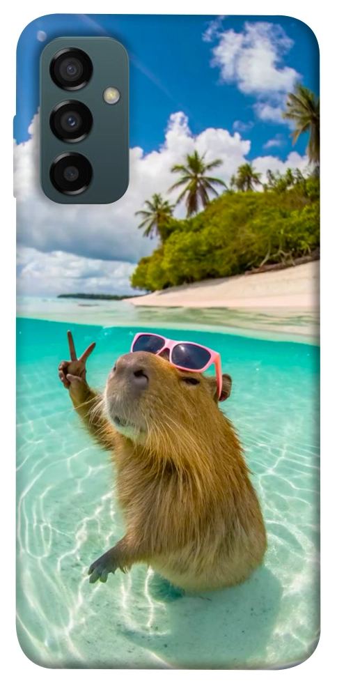 Чехол Сapybara vacation для Galaxy M34 5G